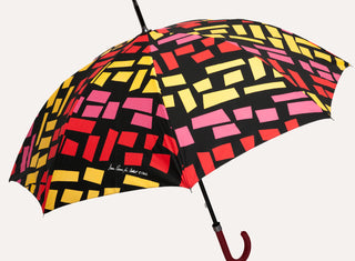 Multi-coloured umbrella - Plinth